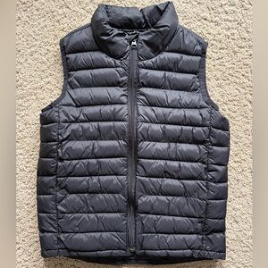 GAP Kids Lightweight Puffer Vest Black Size Small